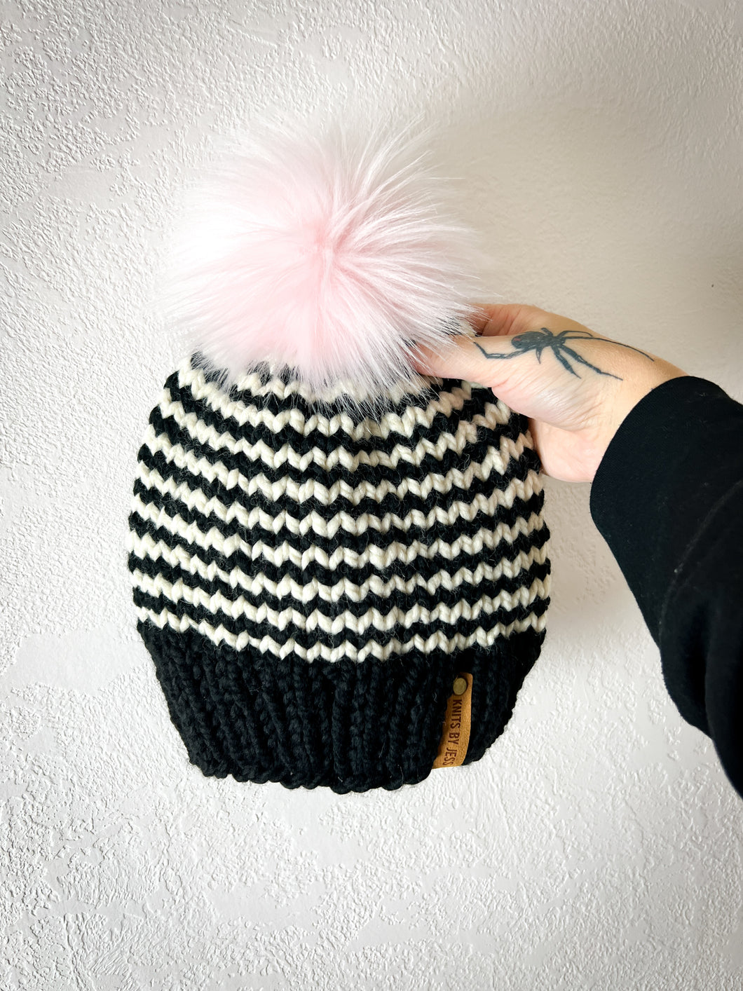 Felix Beanie - Adult - Faux Fur Pom