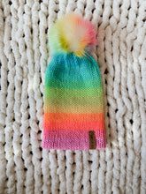 Load image into Gallery viewer, Retro Rainbow Beanie - Made to Order
