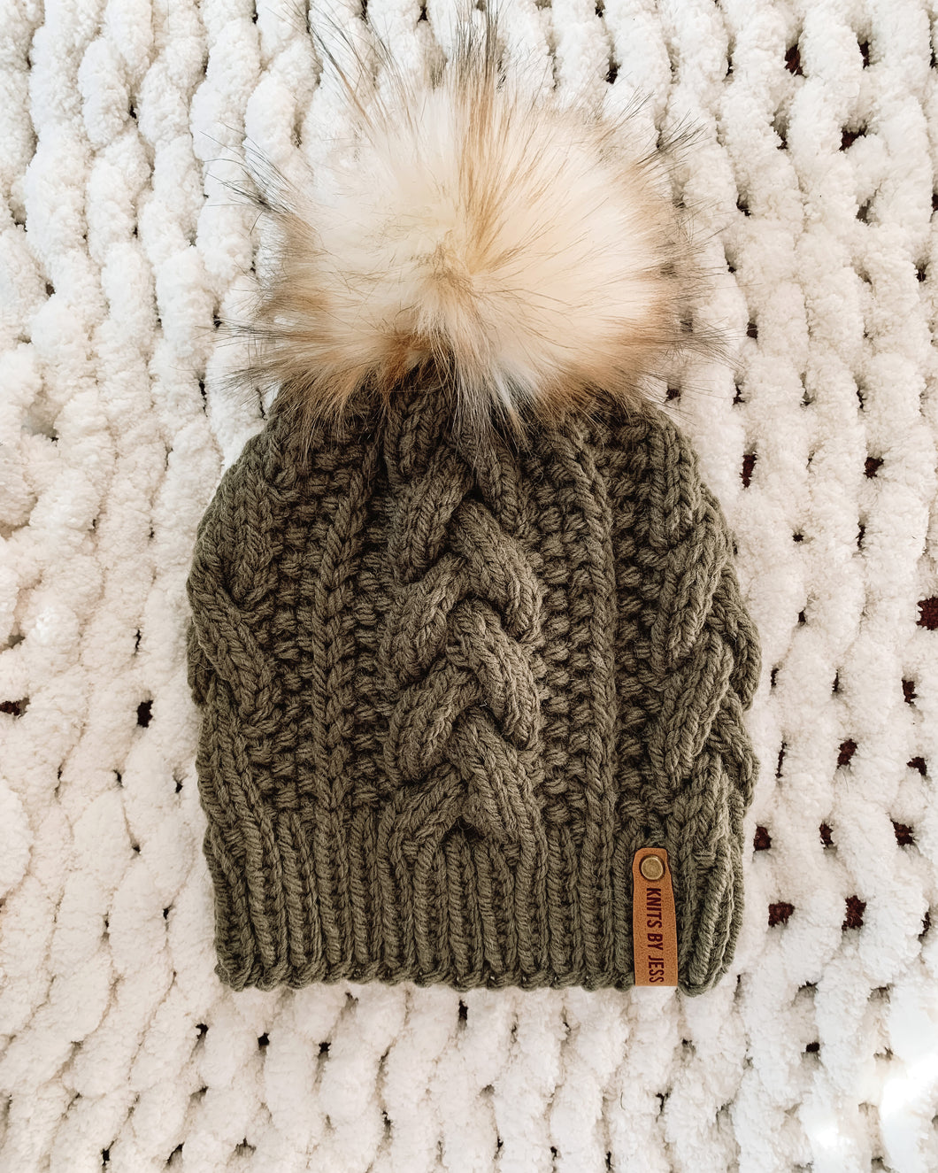 Bulky Braided Beanie